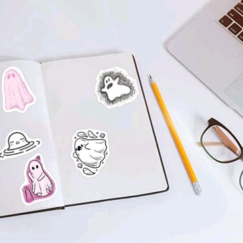 Ghost Halloween Assorted Stickers - Picture 8 of 11